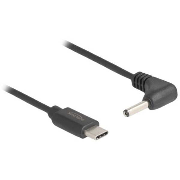 Delock USB-laadkabel USB-C stekker, DC-stekker 3,5 mm 1.50 m Zwart 85393