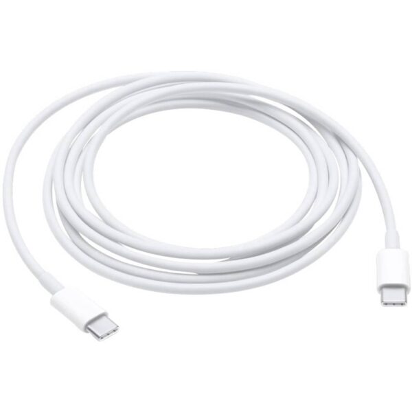 Apple USB-kabel USB 2.0 USB-C stekker, USB-C stekker 2.00 m Wit MLL82ZM/A (B)