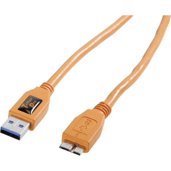 Tether Tools USB-kabel USB-A stekker, USB-micro-B 3.0 stekker 4.60 m Oranje CU5454