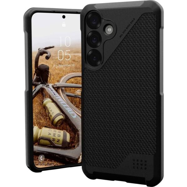 Urban Armor Gear Metropolis LT Outdoor telefoonhoes Samsung Galaxy S25+ Zwart Inductieve lading, Stootbestendig