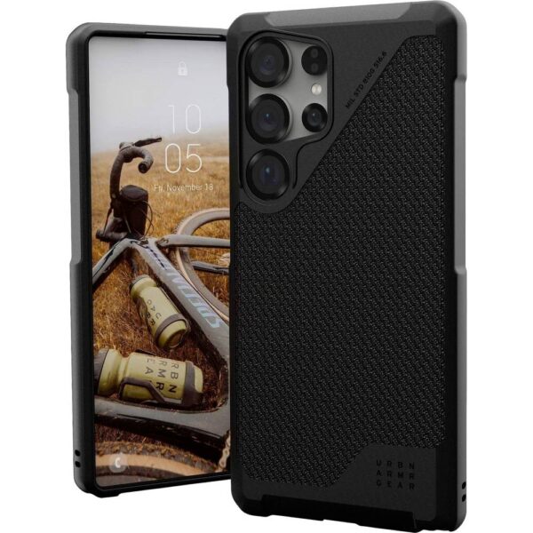 Urban Armor Gear Metropolis LT Outdoor telefoonhoes Samsung Galaxy S25 Ultra Zwart Inductieve lading, Stootbestendig