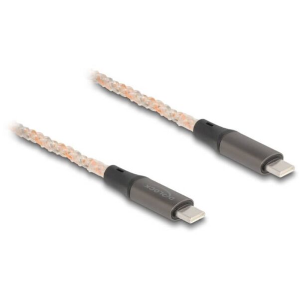 Delock USB-C-kabel USB 2.0 USB-C stekker, USB-C bus 1.20 m Zwart 88288