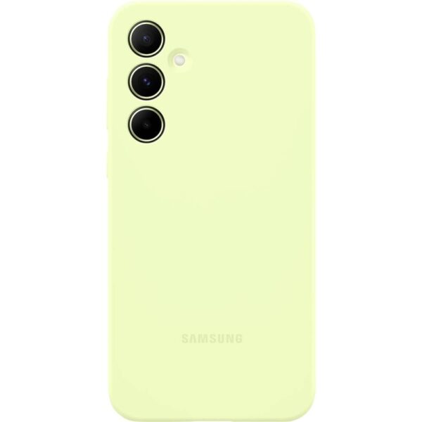 Samsung Silicone Case Cover Samsung Galaxy A55 5G Limoengroen Stootbestendig