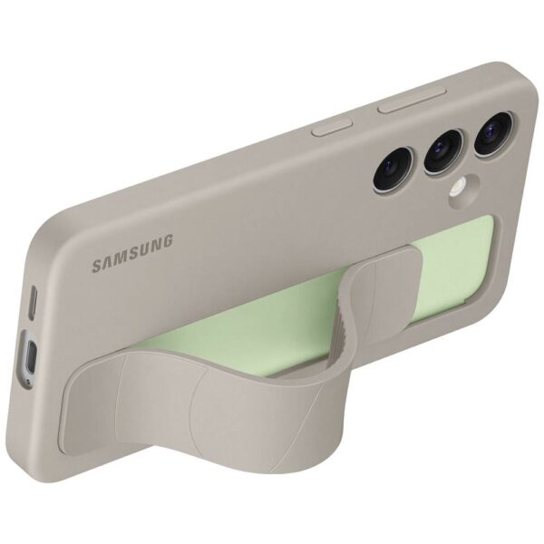 Samsung Standing Grip Backcover Samsung Galaxy S24 Taupe Met standfunctie