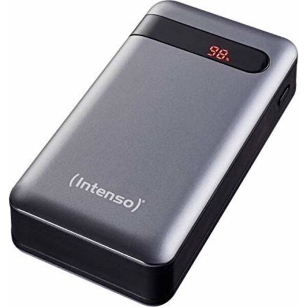 Intenso PD20000 Powerbank 20000 mAh Quick Charge 3.0, USB PD 3.0 LiPo Zwart Statusweergave