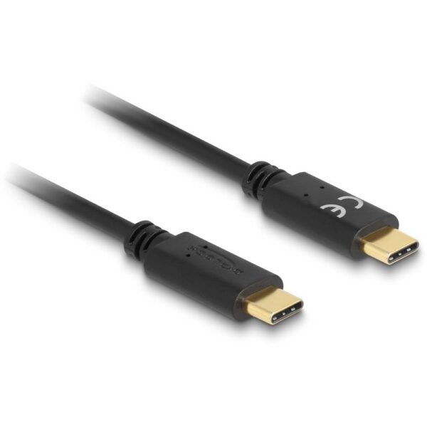 Delock USB-laadkabel USB-C stekker, USB-C stekker 0.15 m Zwart 85356