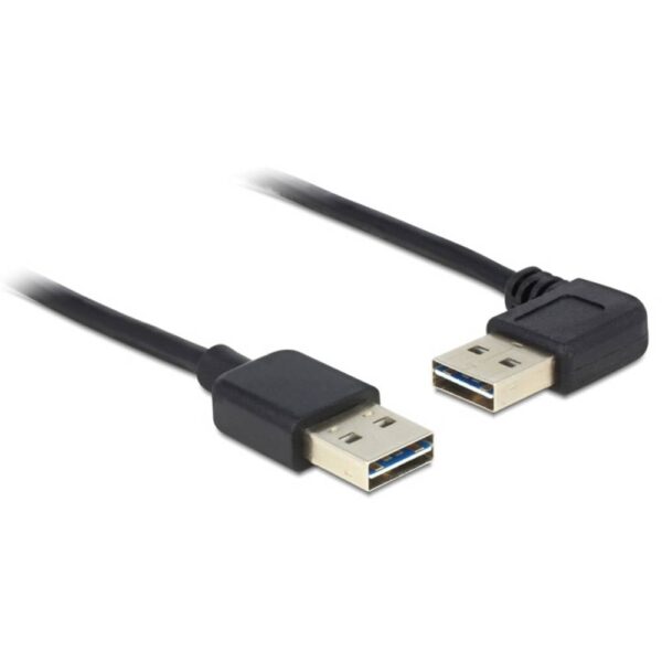 Delock USB-kabel USB 2.0 USB-A stekker, USB-A stekker 0.50 m Zwart 85176