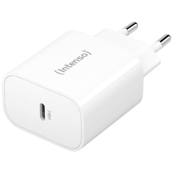 Intenso W20C USB-oplader 20 W 1x USB-C Wit Binnen USB Power Delivery (USB-PD)