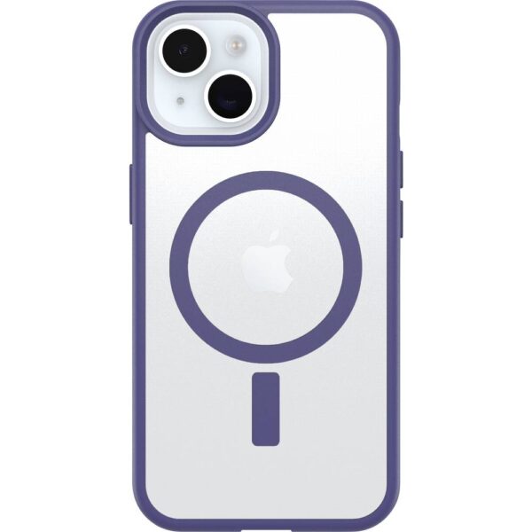Otterbox OtterBox React MagSafe für iPhone 16e/15/14/13 clear/purple Backcover Apple iPhone 13, iPhone 14, iPhone 15, iPhone 16e Transparant, Violet