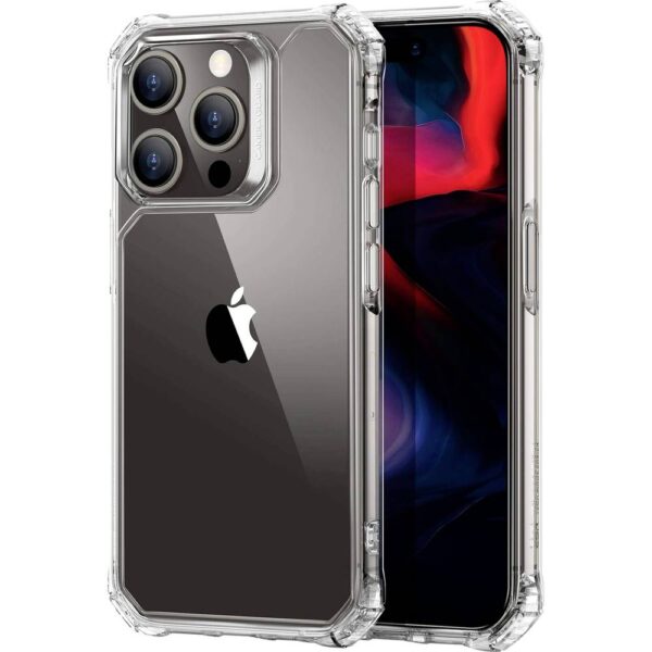 ESR Air Armor Case Backcover Apple iPhone 15 Pro Transparant Inductieve lading