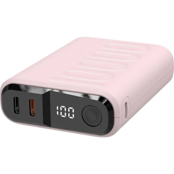 RealPower REALPOWER PB-10000 C Powerbank 10.000 mAh USB PD Roze
