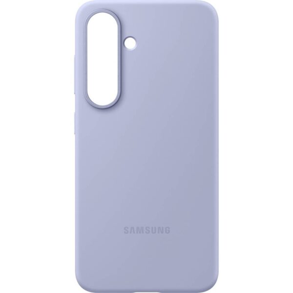 Samsung Silicone Silicon Case Samsung Galaxy S25 Lichtblauw Stootbestendig