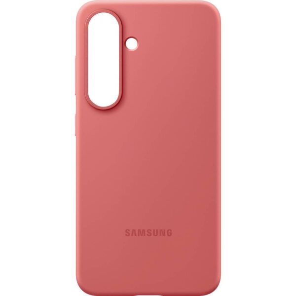Samsung Silicone Silicon Case Samsung Galaxy S25 Rood Stootbestendig