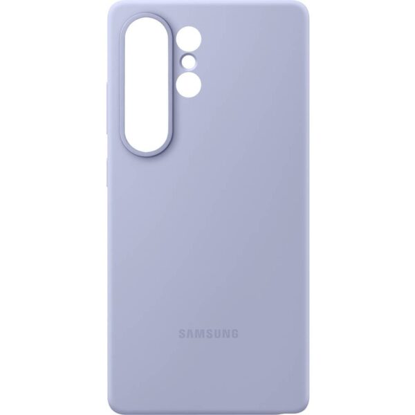 Samsung Silicone Silicon Case Samsung Galaxy S25 Ultra Lichtblauw Stootbestendig