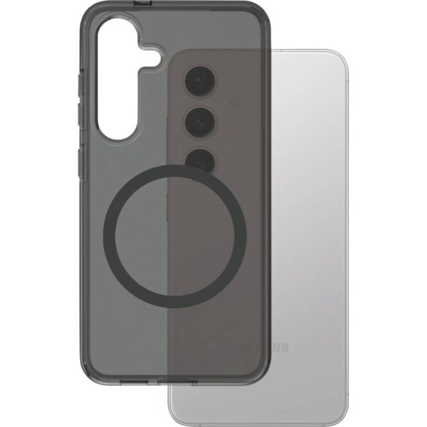 PanzerGlass CARE Flagship Urban Combat Smokey Backcover Samsung Galaxy S25+ Zwart Inductieve lading, Stootbestendig