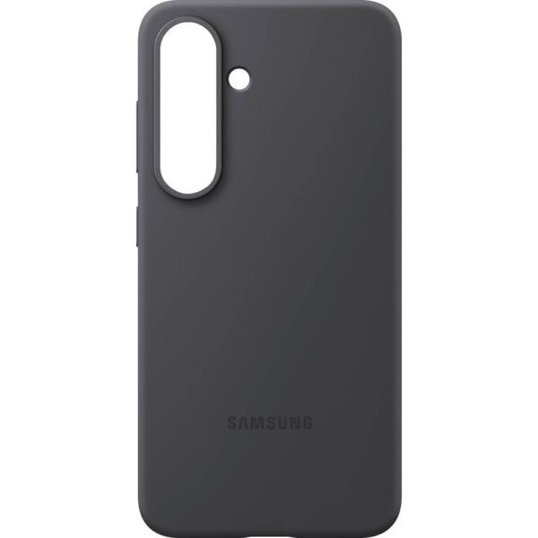 Samsung Silicone Silicon Case Samsung Galaxy S25 Zwart Stootbestendig