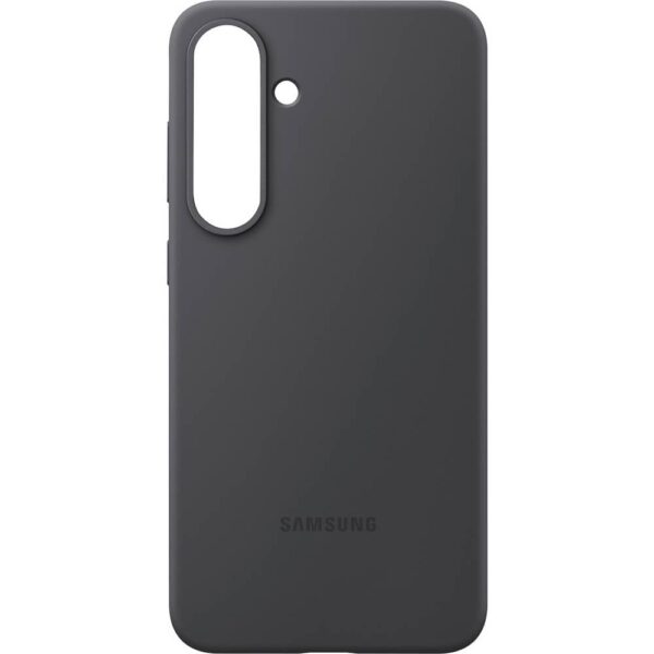 Samsung Silicone Silicon Case Samsung Galaxy S25+ Zwart Stootbestendig