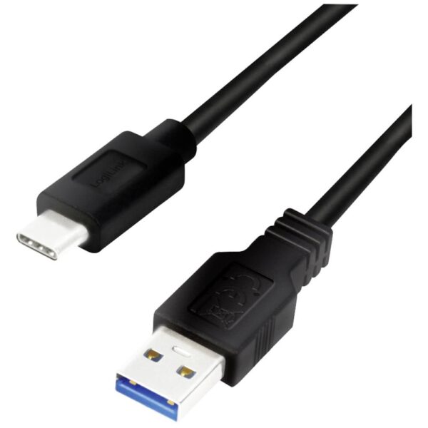 LogiLink USB-kabel USB 3.2 Gen1 (USB 3.0 / USB 3.1 Gen1) USB-A stekker, USB-C stekker 1.50 m Meerdere kleuren CU0169