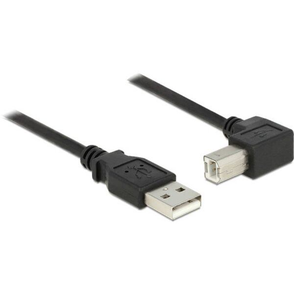 Delock USB-kabel USB 2.0 USB-A stekker, USB-B stekker 2.00 m Zwart 83528