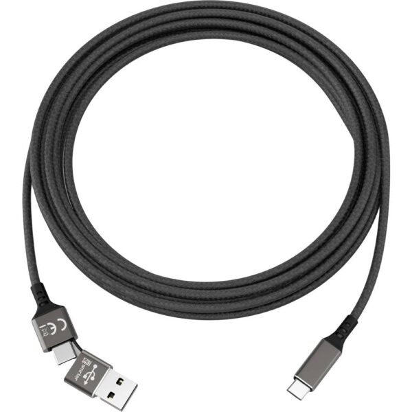 Smrter USB-kabel USB 2.0 USB-C stekker, USB-C stekker 1.00 m Meerdere kleuren SMRTER_SPEEDY_C_BK