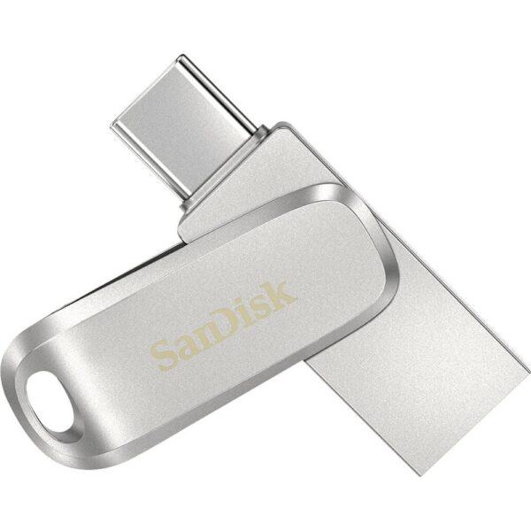 SanDisk Ultra® Dual Luxe Type-C™ USB-stick smartphone/tablet Zilver 256 GB USB-C 3.1 Gen 1