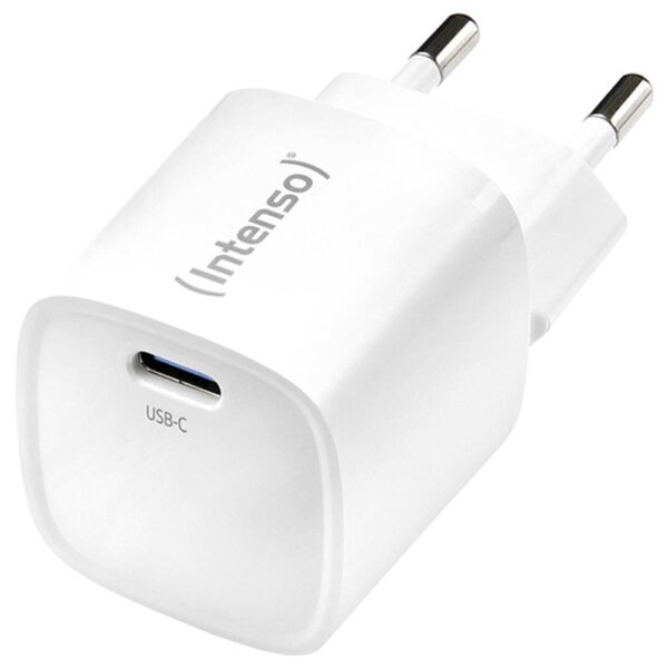 Intenso Power Adapter W30C² white USB-oplader 30 W 1x USB-C Wit Binnen GaN, USB Power Delivery (USB-PD)