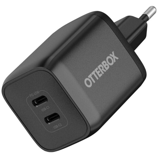 Otterbox Standard EU USB C USB-oplader 65 W 2x USB-C USB PD Zwart Binnen