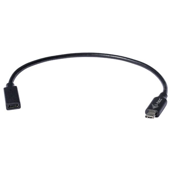i-tec USB-C-kabel USB-C bus, USB-C stekker 0.30 m Zwart C31EXTENDCBL