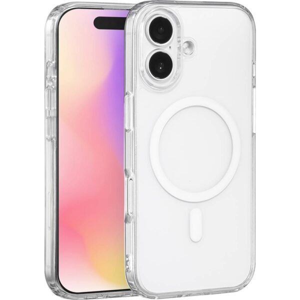 Renkforce iPhone 17 Transparent backcover Backcover Apple iPhone 17 Transparant MagSafe compatible, Inductieve lading