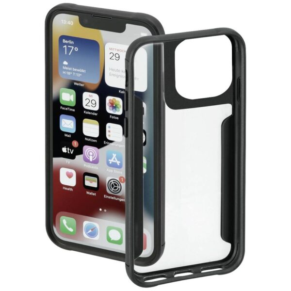 Hama Cover Apple iPhone 14 Pro Transparant, Zwart