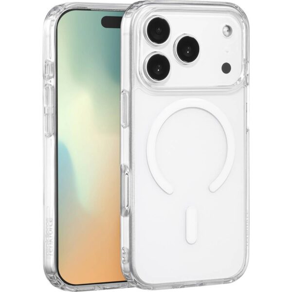 Renkforce iPhone 17 Pro Transparent backcover Backcover Apple iPhone 17 Pro Doorzichtig Inductieve lading, MagSafe compatible