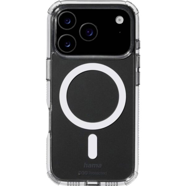 Hama Cover Apple iPhone 17 Pro Transparant MagSafe compatible, Inductieve lading