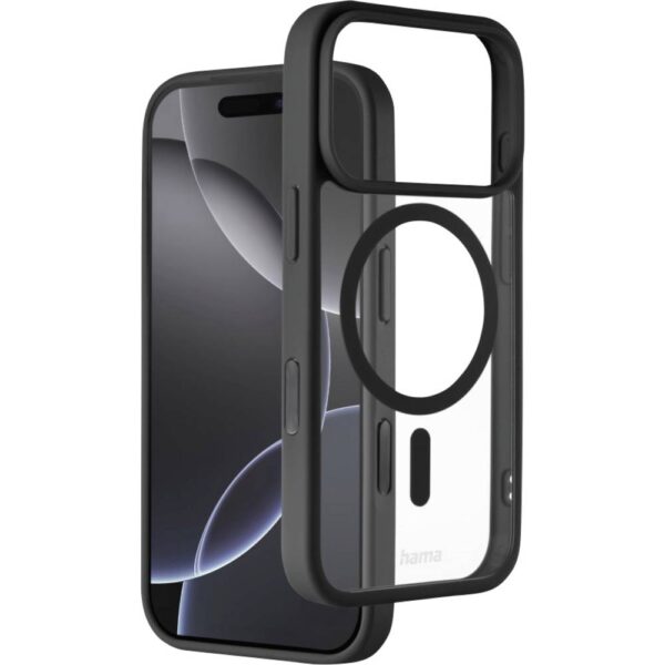 Hama Cover Apple iPhone 17 Pro Zwart MagSafe compatible, Inductieve lading