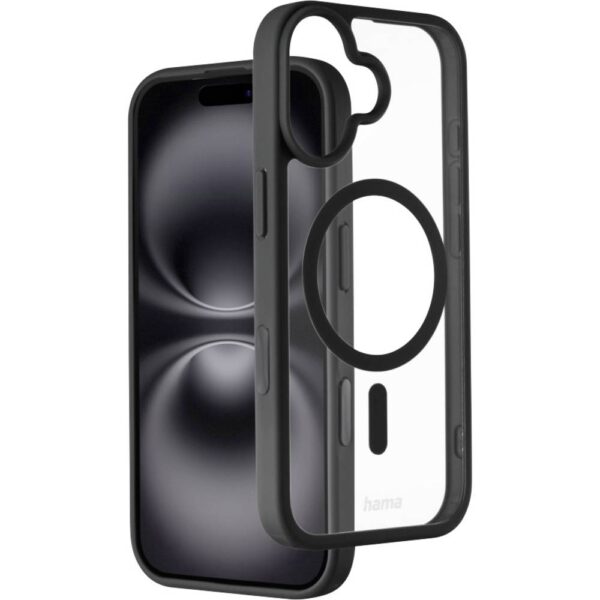 Hama Cover Apple iPhone 17 Zwart MagSafe compatible, Inductieve lading