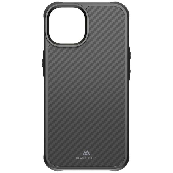Black Rock Robust Carbon Cover Apple iPhone 14 Zwart