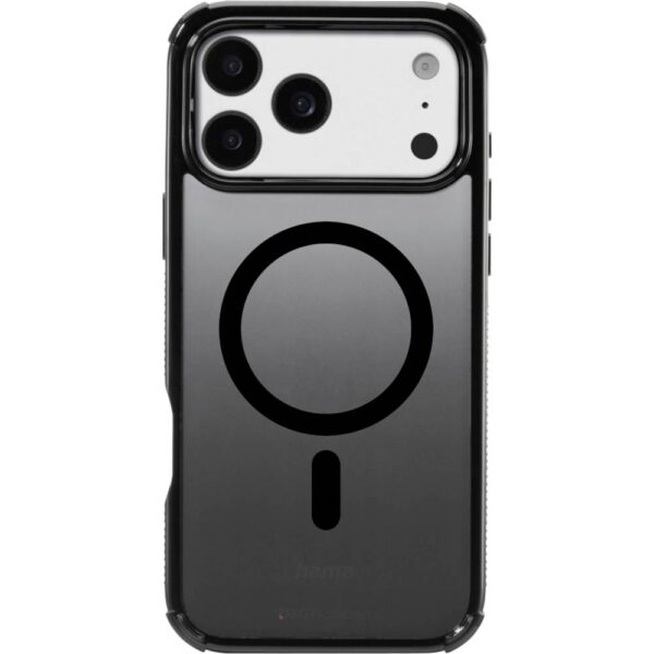 Hama Cover Apple iPhone 17 Pro Max Zwart MagSafe compatible, Inductieve lading
