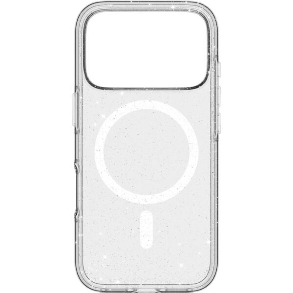 White Diamonds Mag Glitter Cover Apple iPhone 17 Pro Transparant MagSafe compatible