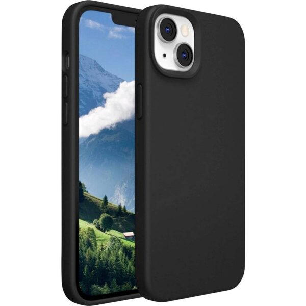 JT Berlin Steglitz Backcover Apple iPhone 15 Zwart Inductieve lading