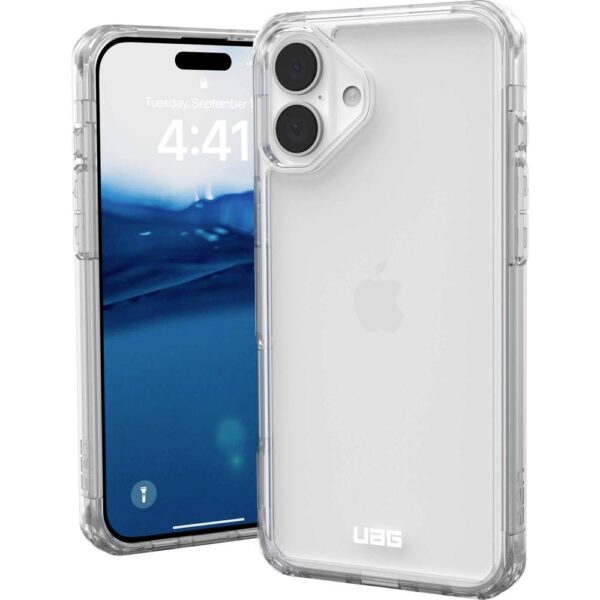 UAG Plyo Case Cover Apple iPhone 16 Plus Light (transparant) Stootbestendig