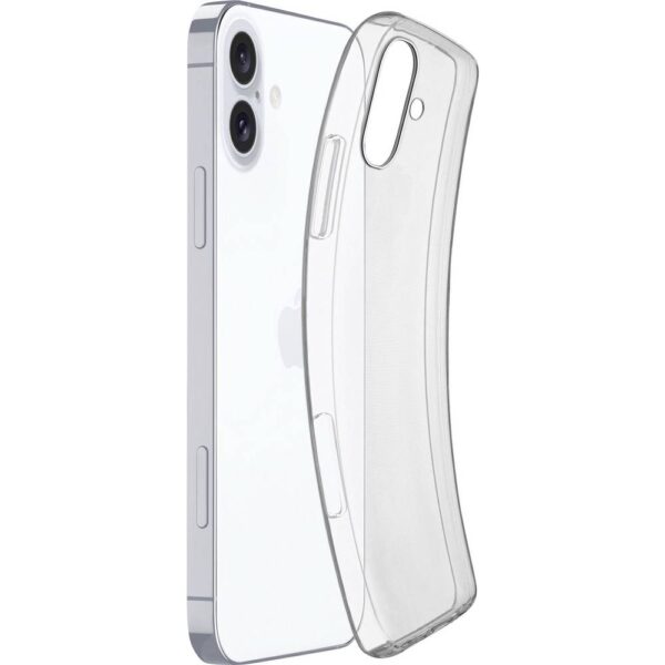 Cellularline Fine Case Backcover Apple iPhone 16 Plus Transparant Stootbestendig