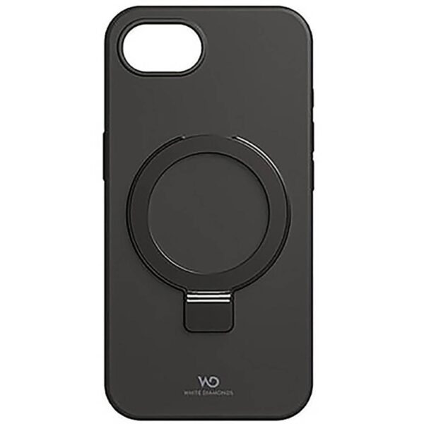 White Diamonds Cover Mag Urban Stand Case für Apple iPhone 16e, Schwarz Backcover Apple iPhone 16e Zwart