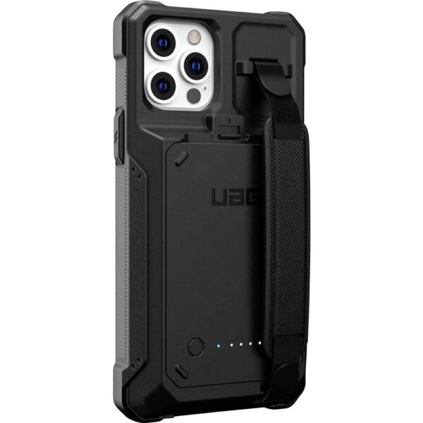 Urban Armor Gear WF0000154040 Laadcover Apple iPhone 16e/14/13 Zwart Geïntegreerde accu