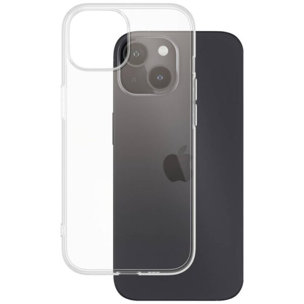 PanzerGlass TPU Case Backcover Apple iPhone 15 Transparant Inductieve lading
