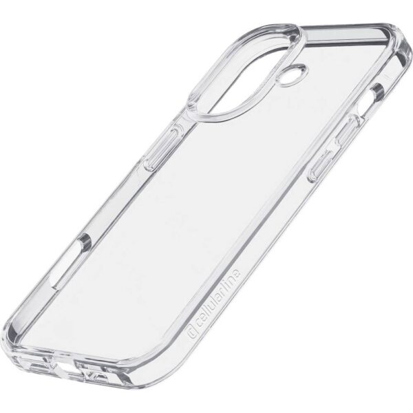 Cellularline Become Eco Case Backcover Apple iPhone 16 Plus Transparant Inductieve lading