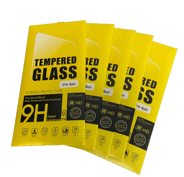 Screenprotector voor iPhone 8 Plus (achterkant) - 5x